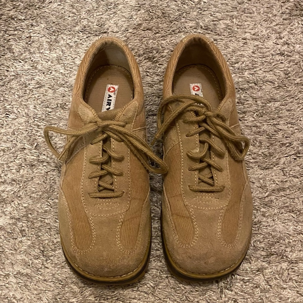 Airwalk Creepers Corduroy Shoes Size 8.5, 90’s Y2K